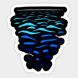 Ocean- abyss- deep blue Sticker